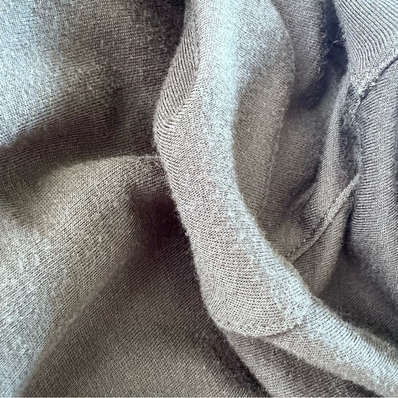 Peace Love World Oversized Drawstring Top in Olive Green size 1X - Picture 5 of 9